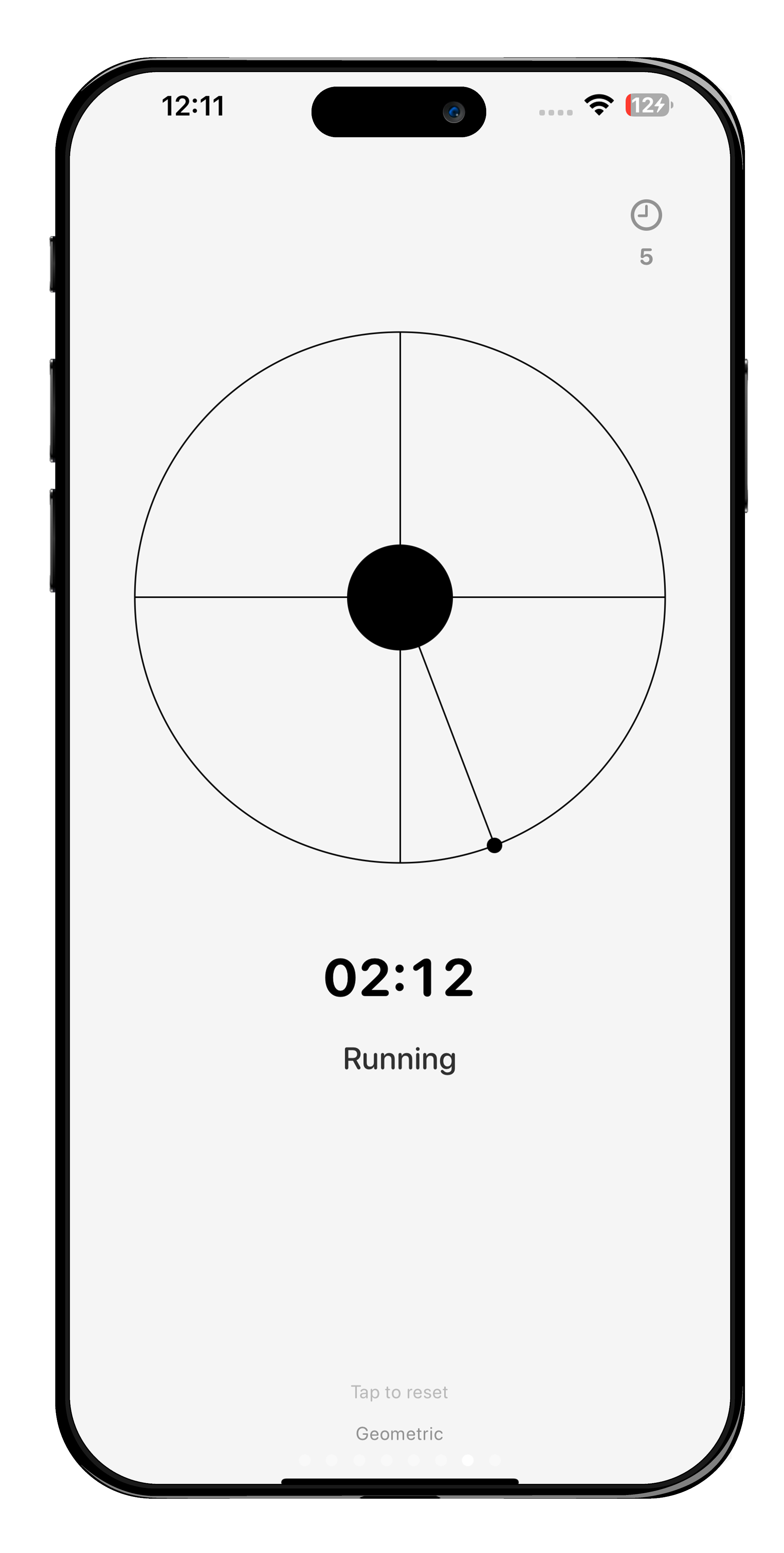 Timer - Simple Geometric Style
